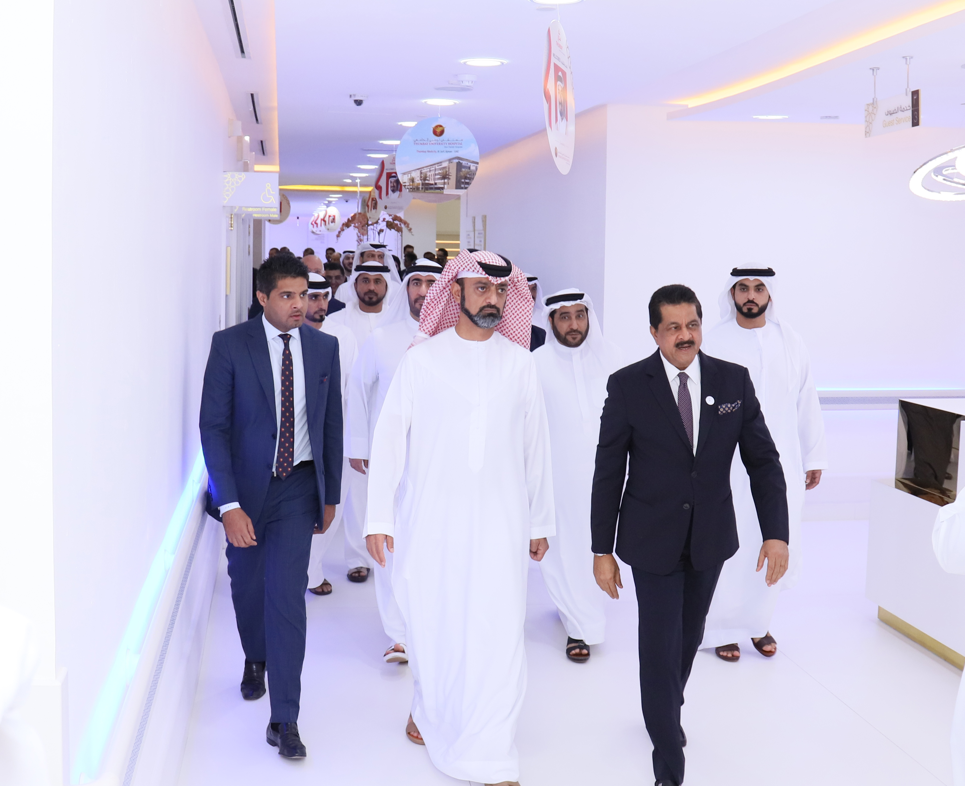 HH Sheikh Ammar bin Humaid Al Nuaimi Inaugurates Thumbay University Hospital.